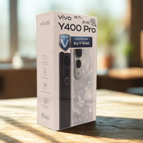 Vivo Y400 Pro smartphone with premium design and powerful performance available at MD Mobile Store Nadia West Bengal India